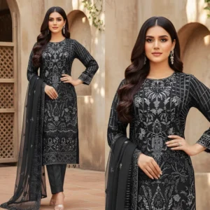 Chiffon party wear designer salwar kameez